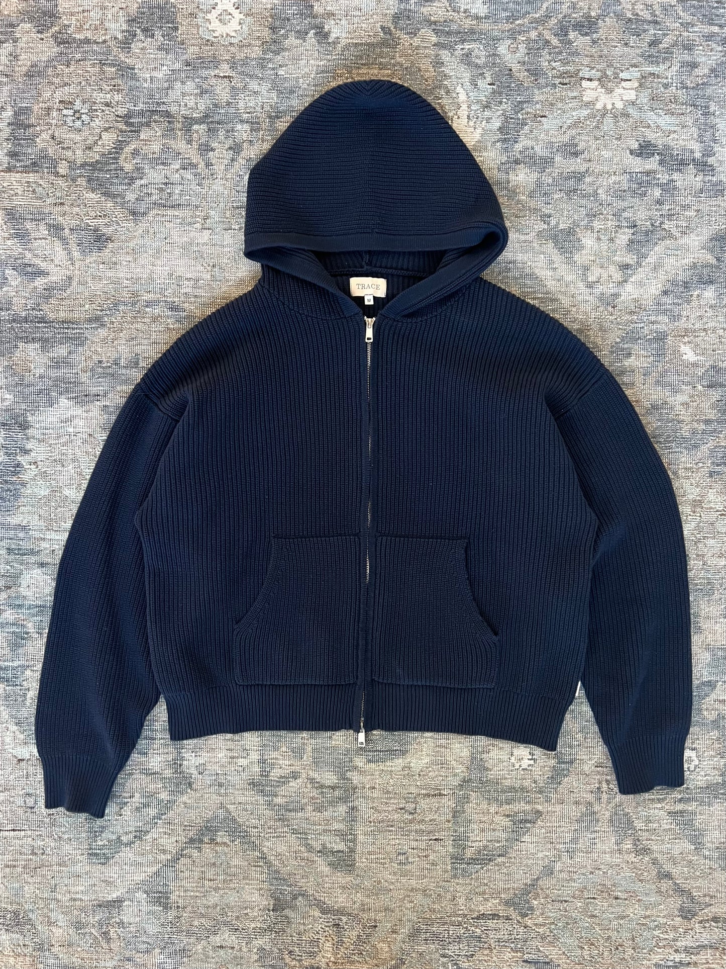 Fisherman Knit Full-Zip Hoodie