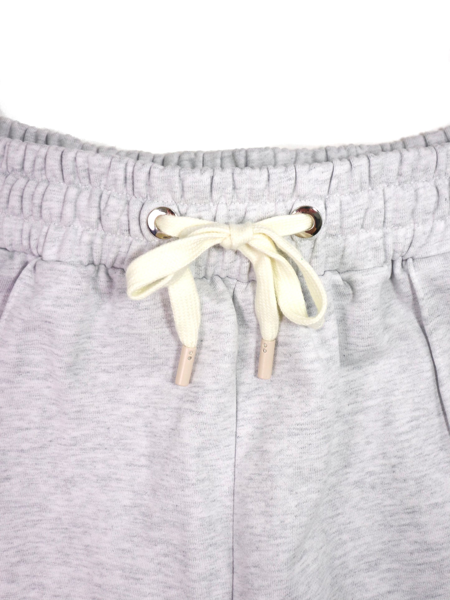 Wide-Leg Pleated Sweatpant
