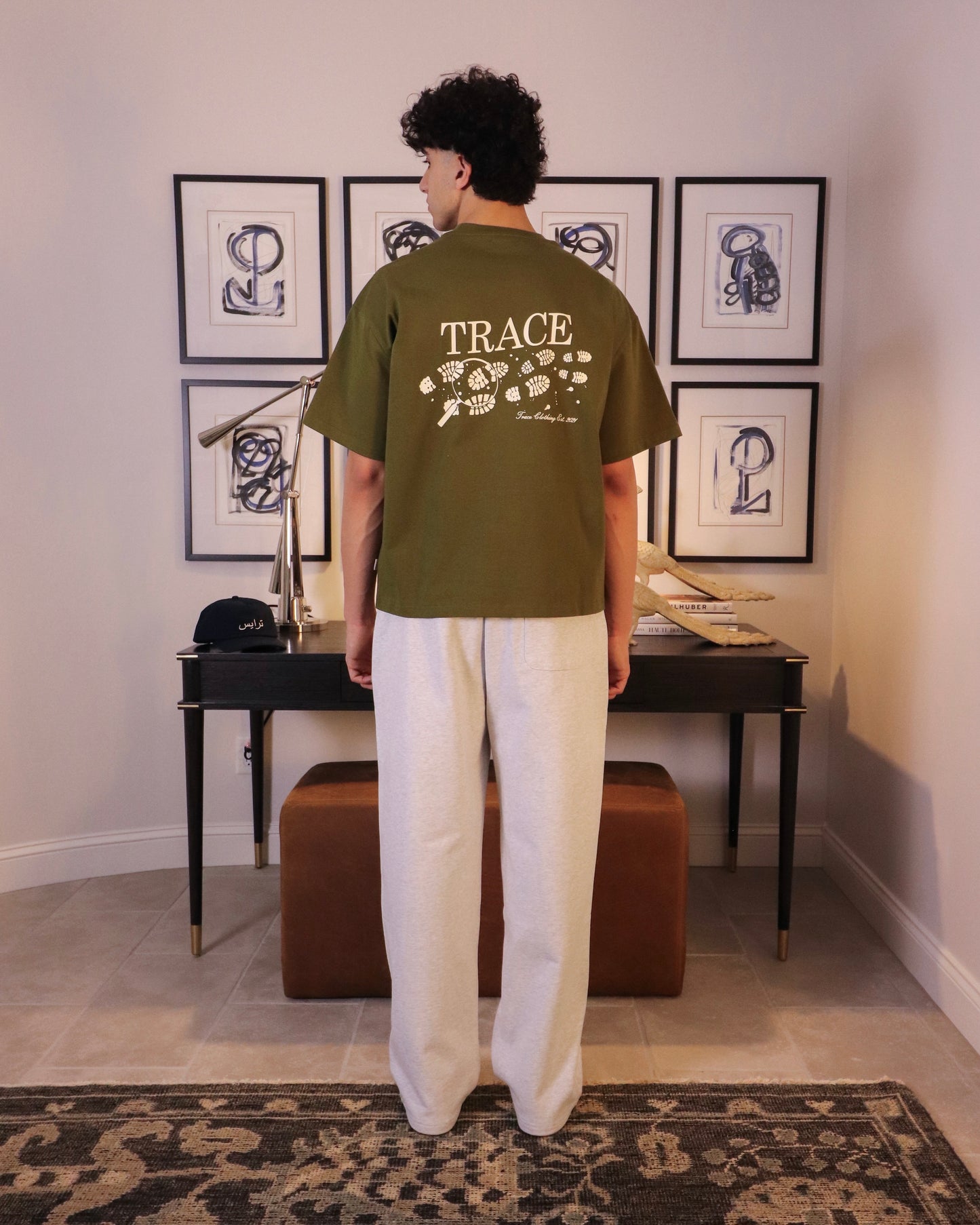 Uniform Box T-Shirt - Olive Green